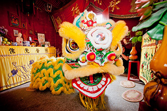 Chinese Lion at the Bendigo Joss House Temple